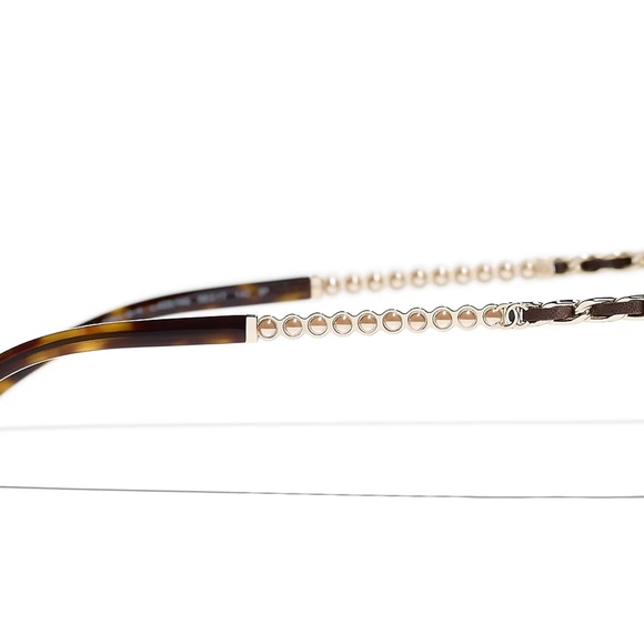 Chanel Gold Brown Square Sunglasses CH4281QH - Picture 2 of 7